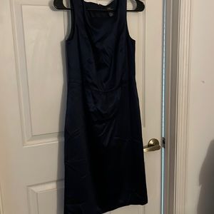 Women’s satin dark navy blue Brooks Brothers Dress Size 4